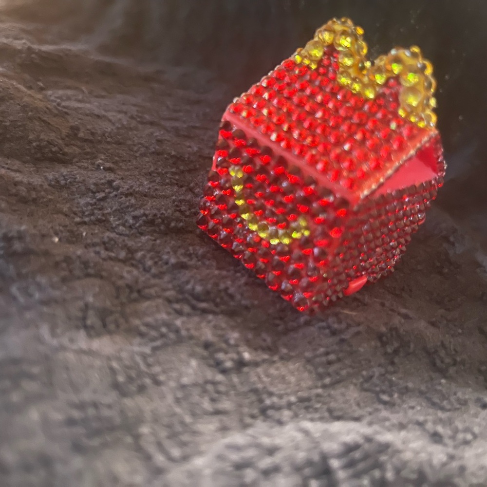 Bedazzled Lil’ McDonald’s Red Happy Meal Toy #3 - Handcrafted - Picture 5 of 6